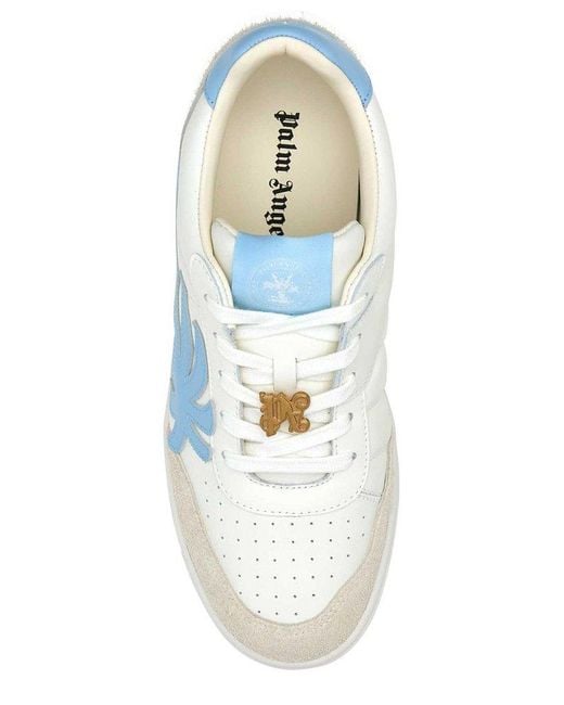 Palm Angels Blue Palm Beach University Low-top Sneakers for men