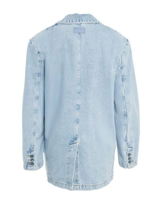 Liu Jo Blue Oversized Denim Blazer