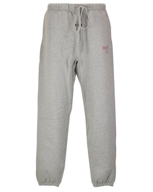 Fear Of God Gray Fleece Sweatpants for men