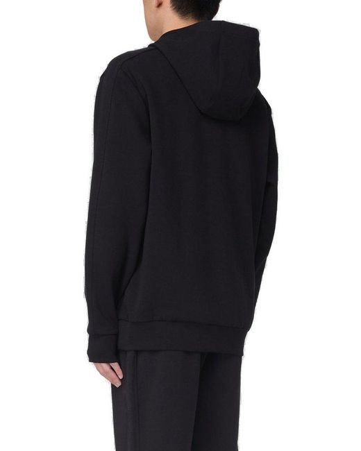 Colmar Blue Logo Tape Hooded Sweatshirt for men