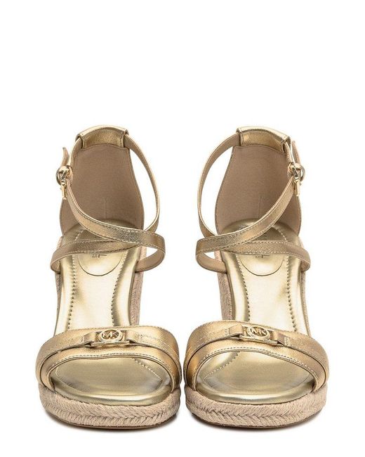 MICHAEL Michael Kors Natural Mandy Wedge Sandals