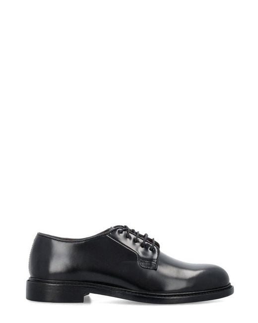 Sebago Black Milton Gyw Derby Shoes for men