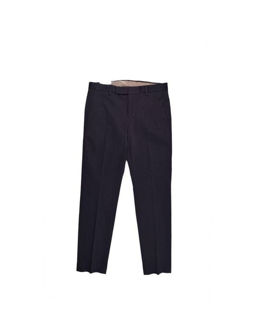 PT Torino Blue Key-charm Cropped Chino Trousers for men