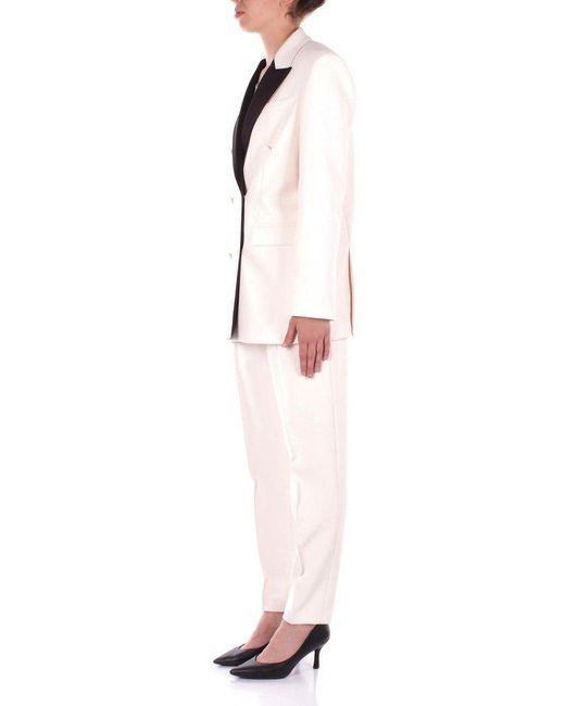 Liu Jo White Double-Breasted Jacket