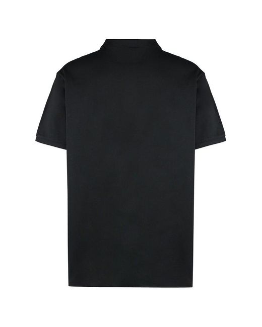 Polo Ralph Lauren Black Stretch Cotton Piqué Polo Shirt for men