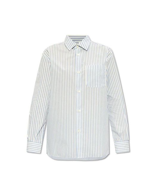 A.P.C. White Sela Cotton Shirt