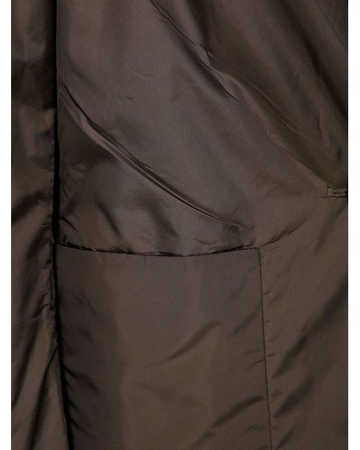 Aspesi Brown Single-Breasted Blazer Jacket