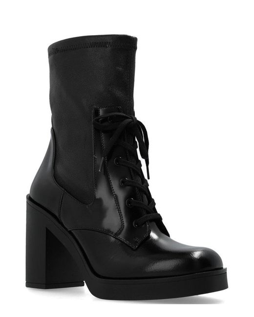 Stuart Weitzman Black Heeled Ankle Boots Everitt