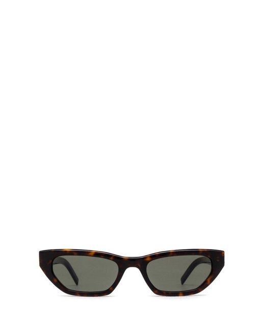 Saint Laurent Black Sl M126 Havana Sunglasses