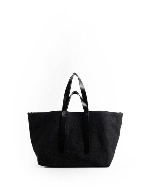 Off-White c/o Virgil Abloh Black Off- Tote Bags