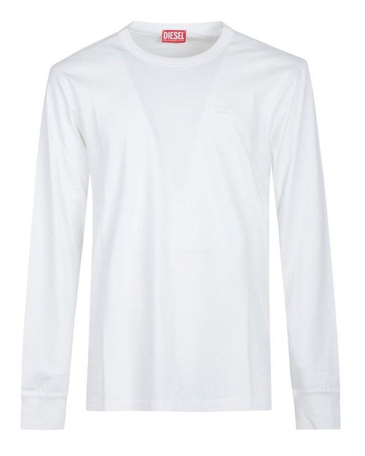 DIESEL White Tshirt for men