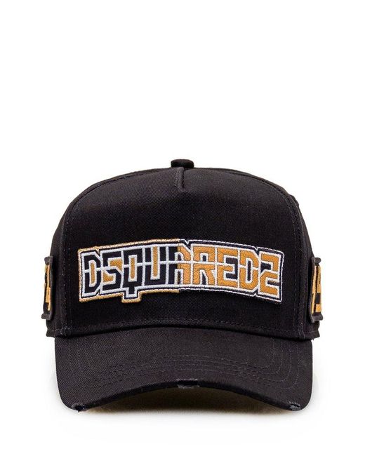 DSquared² Black Baseball Cap for men