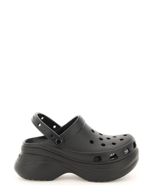 CROCSTM Black Bae Platform Clogs