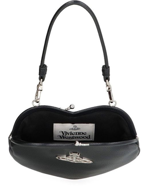 Vivienne Westwood Belle Heart Frame Purse in Black | Lyst