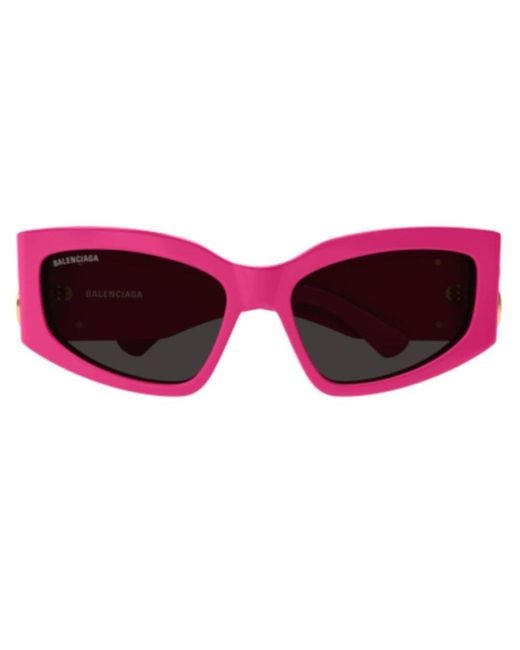 Balenciaga Pink Cat-eye Frame Sunglasses