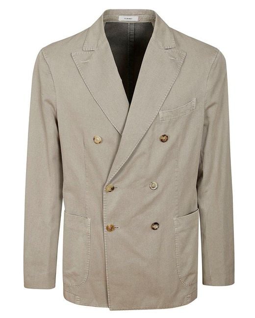 Boglioli Natural Double-Breasted Suit for men