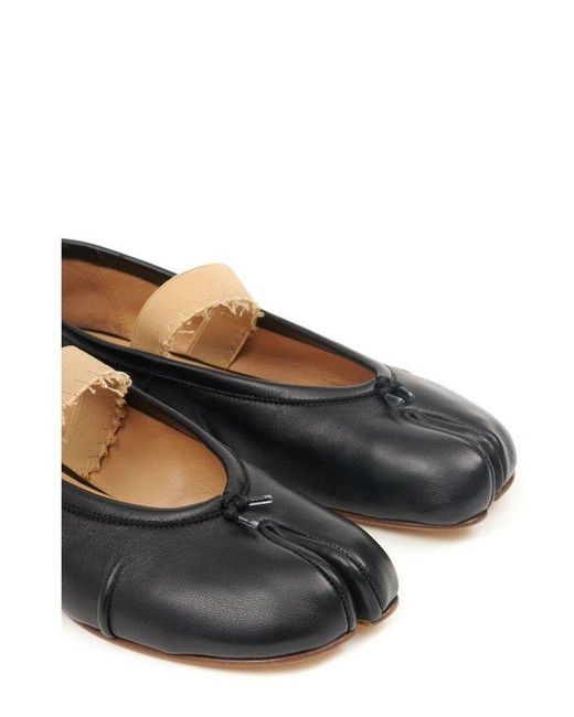 Maison Margiela Black Slip-on Flat Shoes