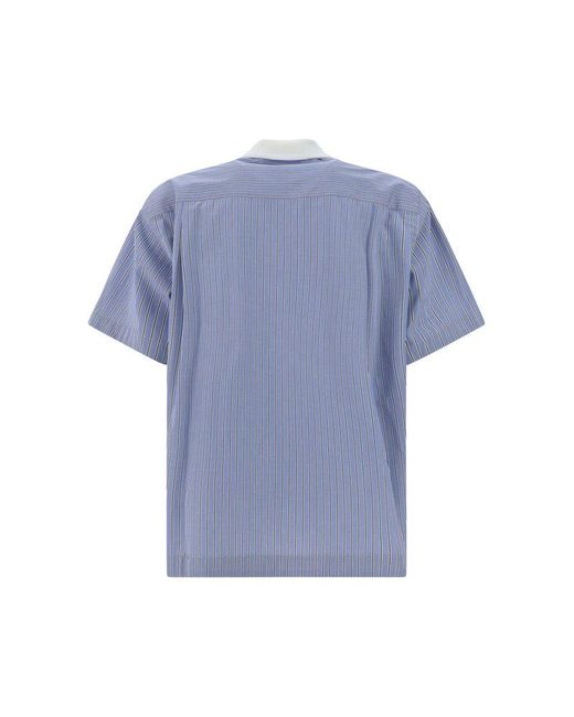 Sacai Blue Polo Shirt for men