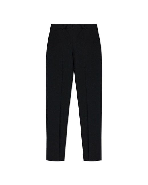 Alexander McQueen Black Tailored Tapered Trousers for men