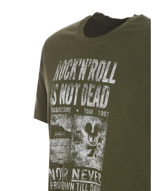 Tシャツ・カットソー ZADIG  VOLTAIRE Men T Shirts JMTS01661 300 Green Zadig & Voltaire T-Shirts for Men - Bloomingdale's