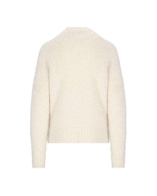 Paloma Wool White Solo Pw-89 Detailed Knitted Sweater