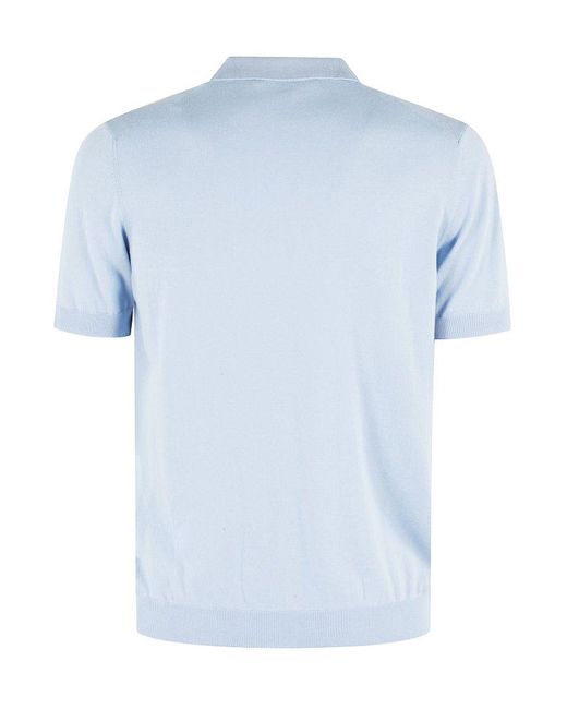 Tagliatore Blue Polo for men
