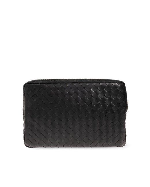 Bottega Veneta Black Handbag With Intrecciato Weave for men