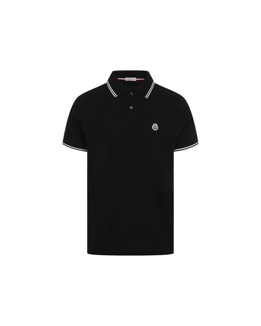 Moncler Black Polo for men
