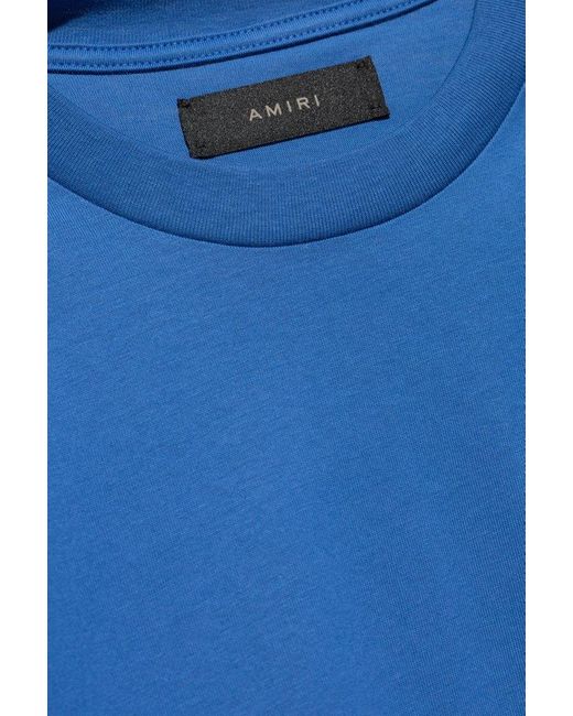 Amiri Blue Printed T-shirt, for men