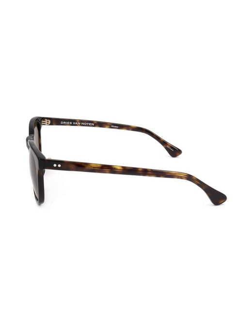Linda Farrow Multicolor X Dries Van Noten Square Frame Sunglasses for men