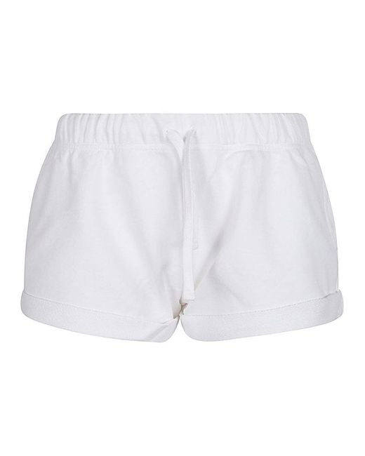 IRO White Emmy Organic Cotton Shorts