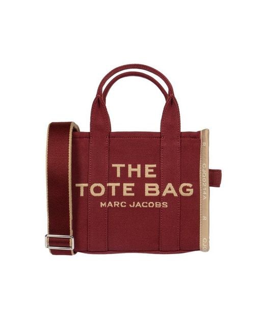 Marc Jacobs Red The Mini Tote Bag Burgundy