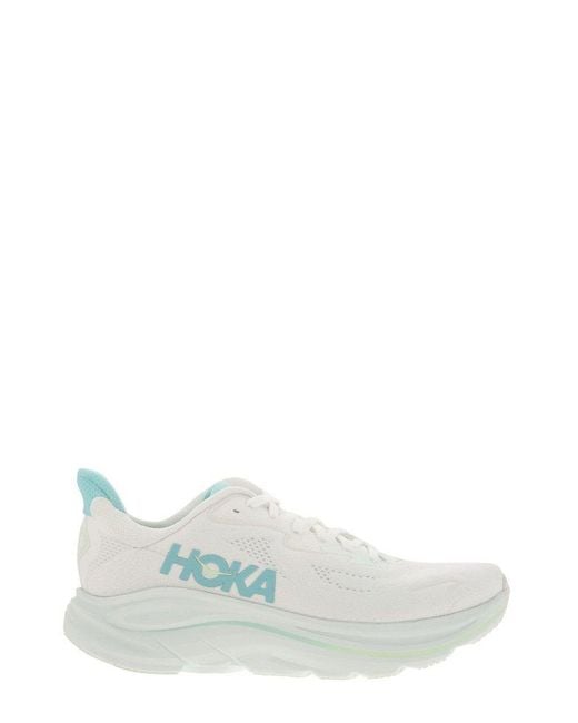 Hoka One One White Clifton 10