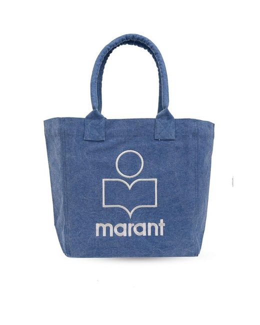 Isabel Marant Blue 'yenky Small' Denim Shopper Bag,