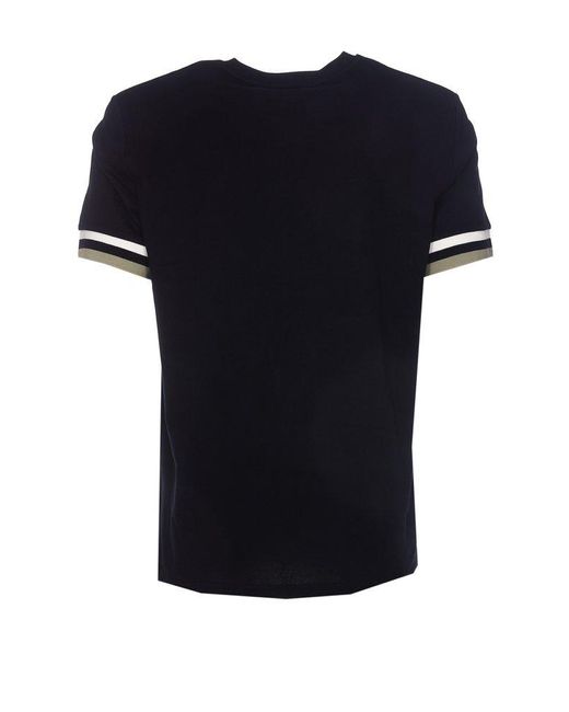 Fred Perry Black Bold Tipped T-Shirt for men