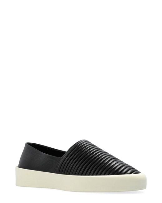 Fear Of God Black Round Toe Sneakers for men