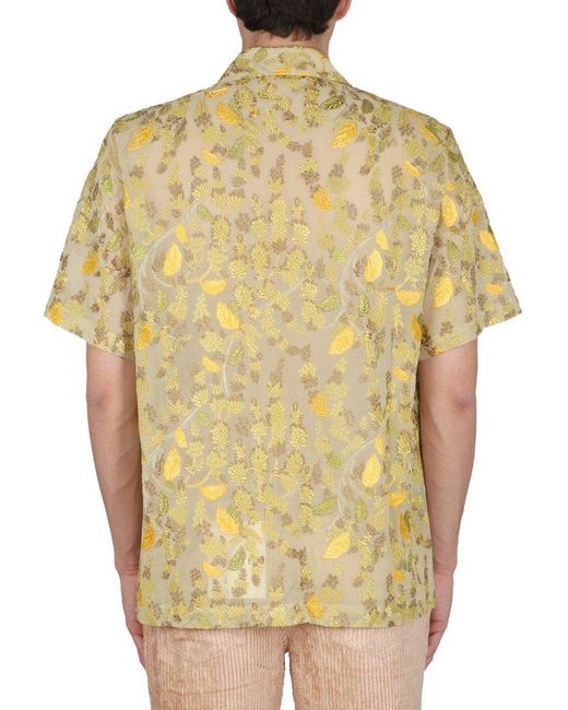 Séfr Multicolor Noam Textured Button-Up Shirt for men