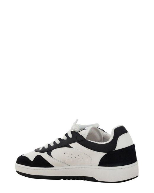 Axel Arigato White Arlo Panelled Lace-up Sneakers for men