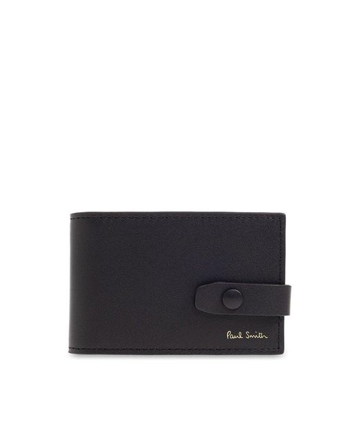 Paul Smith Black Leather Card Case, for men