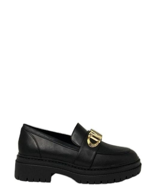 MICHAEL Michael Kors Parker Lug Loafer in Black | Lyst