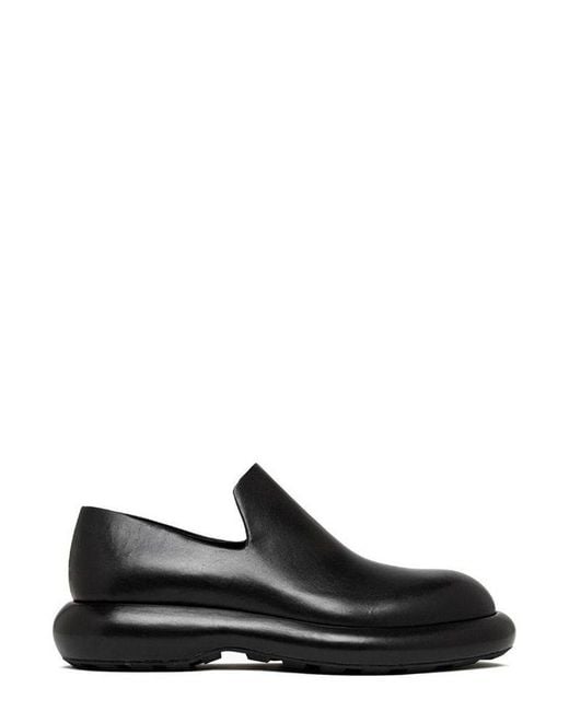 Jil Sander Black Round-toe Slip-on Loafers for men