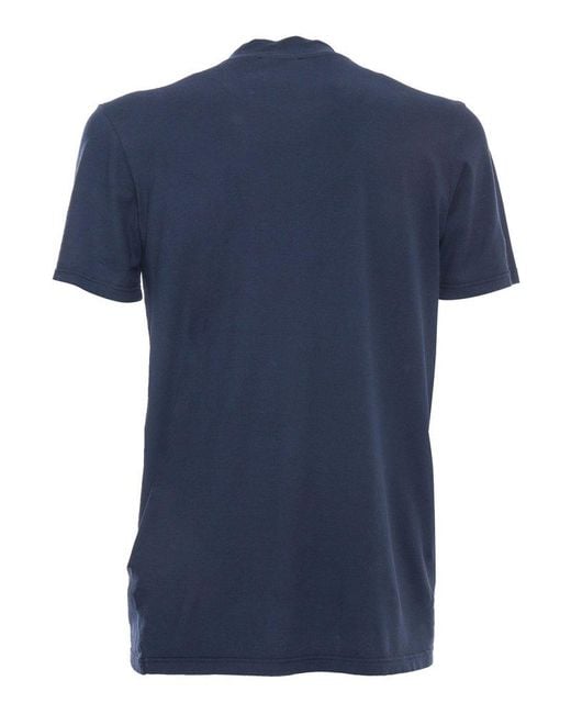Ballantyne Blue Short-Sleeved Crewneck T-Shirt for men