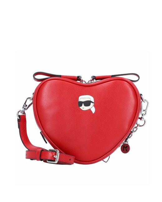 Karl Lagerfeld Red Valentine Heart Bag