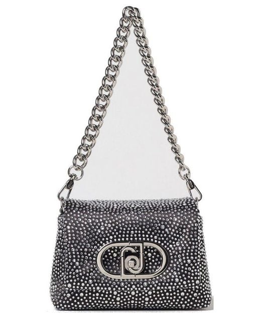 Liu Jo White Embellished Small Shoulder Bag