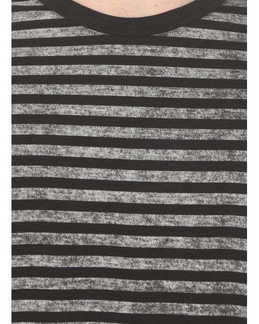 Yohji Yamamoto Black Striped Long-sleeved T-shirt for men