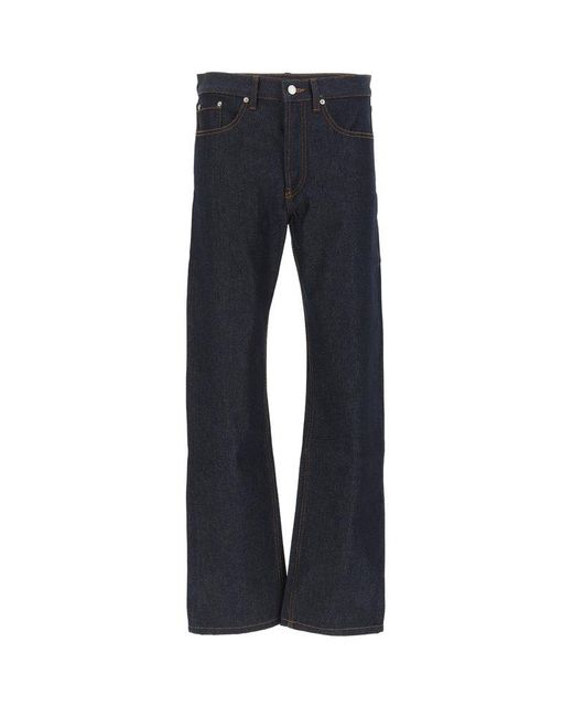 Dries Van Noten Wide-leg Jeans in Blue for Men | Lyst