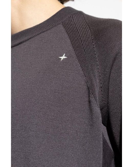 Stone Island Gray Sweater With Logo for men