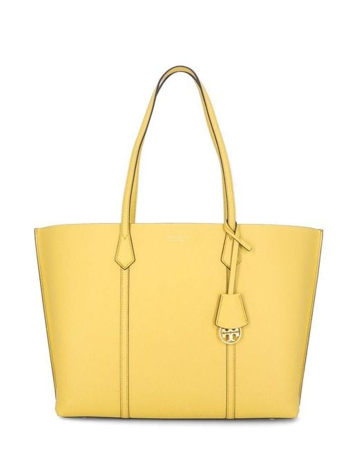 Tory Burch Yellow Shopping Perry Hand Bag