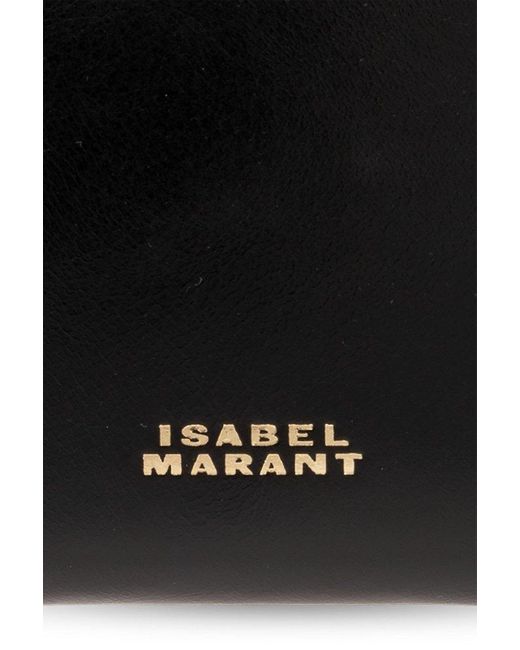 Isabel Marant Black 'yuki' Leather Wallet,