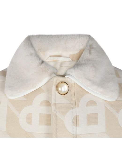 Casablancabrand White Heart Monogram Cropped Jacket for men